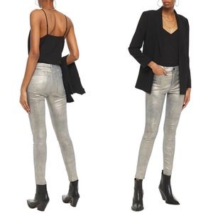 1000$ RETAIL 🔥🌟NEW🌟FRAME
Metallic brushed-leather skinny …